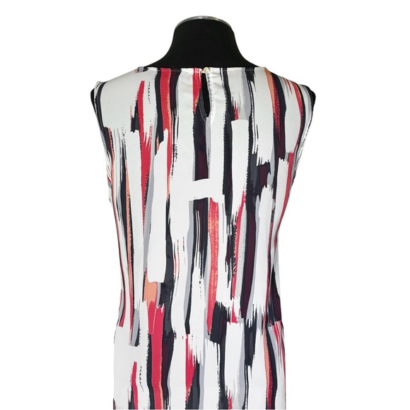 DKNY – Vertical Stripe Sleeveless Top – Medium - Picture 7 of 10